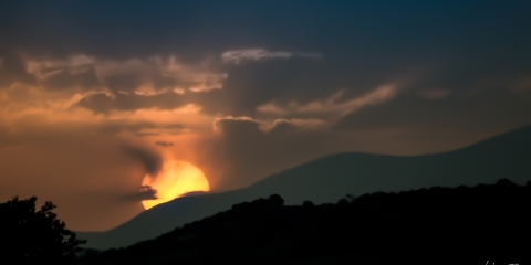 Erbaa'da Gün Batımı